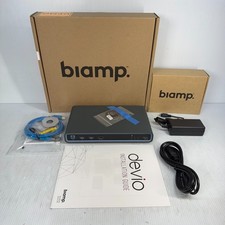 Biamp Devio SCR-25C White Conferencing Hub System w/ DCM-1 Ceiling Mic Open Box picture