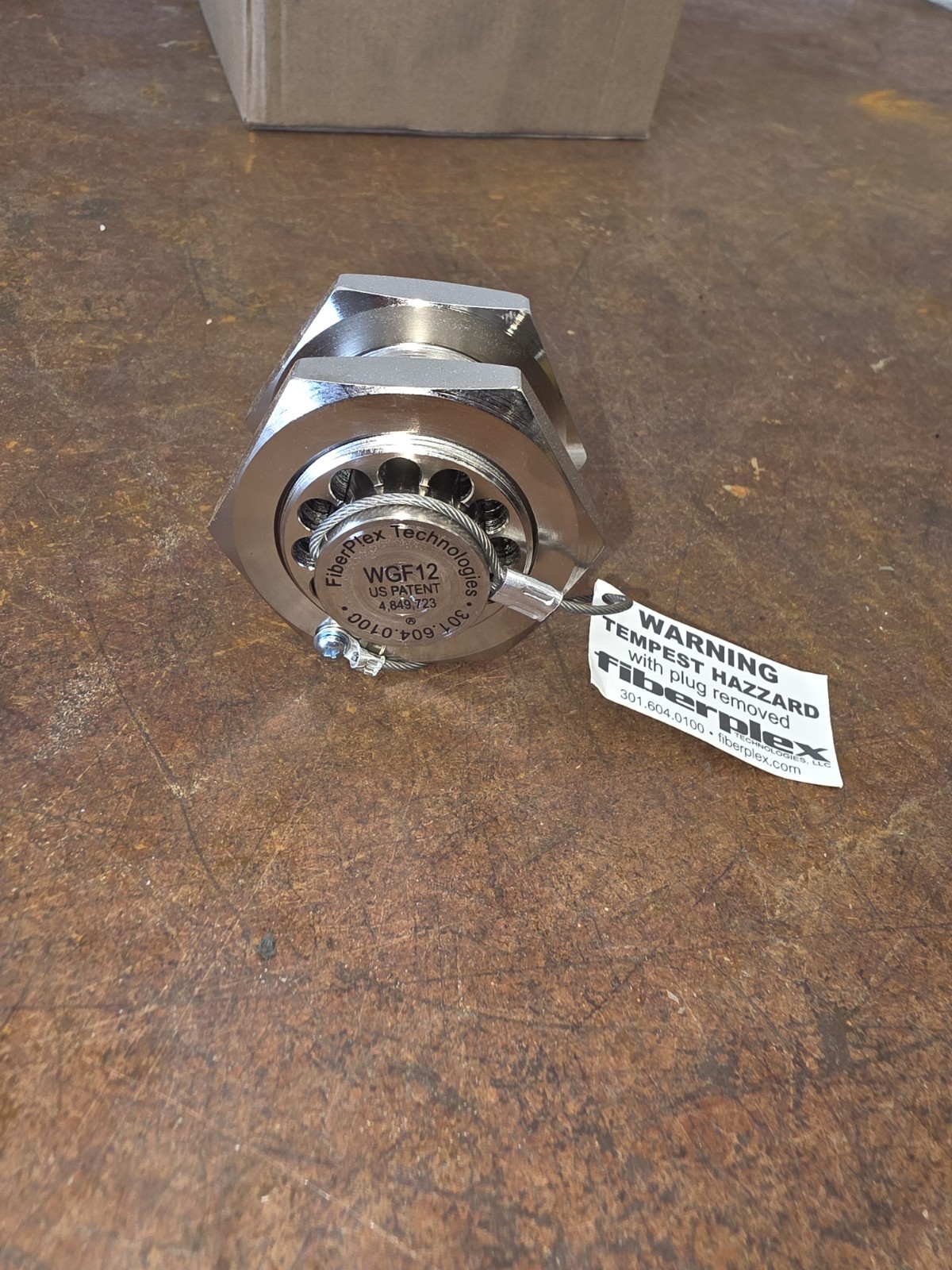 wave guide Fiberplex WGF-12 1-5/8 DIA Fiber Optic Fitting Adapter wave guide Fiberplex WGF-12 1-5/8 DIA Fiber Optic Fitting Adapter