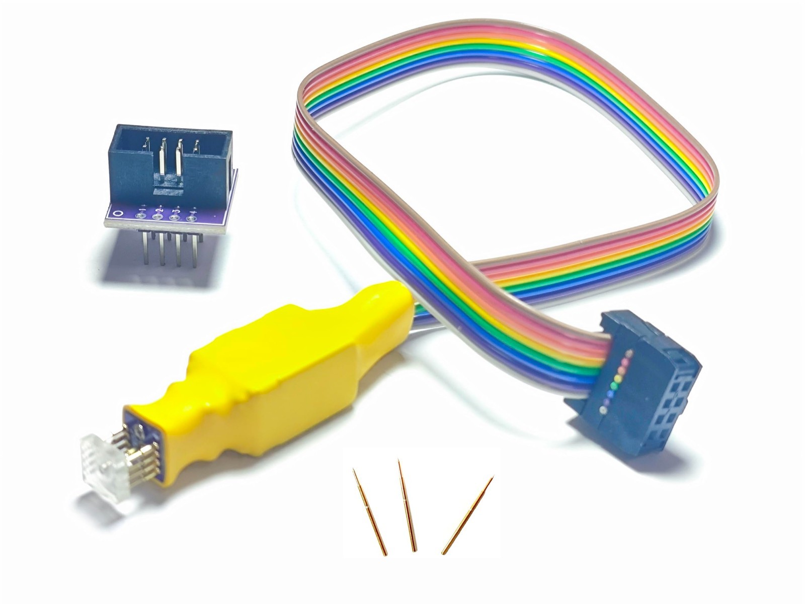 SOP8 208MIL Test Probe Clip for EEPROM 24C 25C 93C USB Programmer Circuit Tools