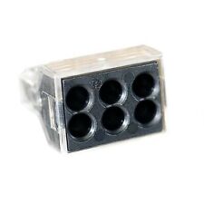 Wago 773-166 Push Wire Connector 600 V Clear 6 Conductor 50 / Box picture