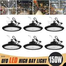 6x LED High Bay Light 150W 1-10V Dimmable Industrial Warehouse Lamp AC100-277V picture