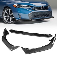 3pcs Front Bumper Lip Spoiler Body Kit for 2025 2026 Honda Civic Sedan Hatchback picture