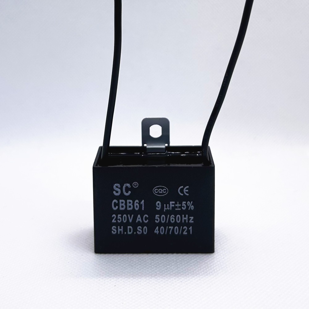 CBB61 9mfd 9uF 250V VAC 50/60Hz  MOTOR START Ceiling Fan Capacitor US STOCK