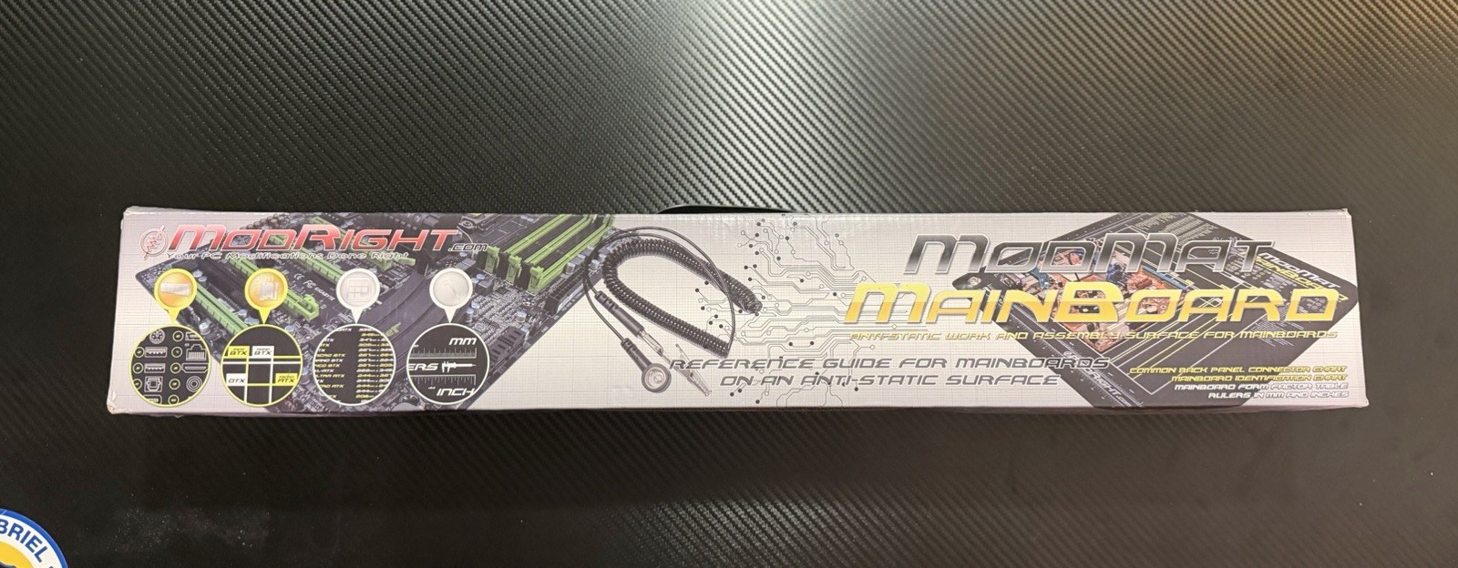 ModRight Mainboard Anti-Static Work Mat 600x600x2mm ESD Mat + Wrist Strap ModRight Mainboard Anti-Static Work Mat 600x600x2mm ESD Mat + Wrist Strap