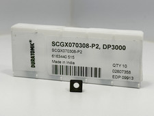 SECO SCGX070308-P2 New Carbide Inserts 09913 Grade DP3000 10 PACK picture