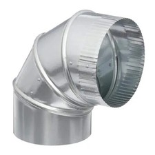 12 in. 90-Degree Round Adjustable Elbow picture