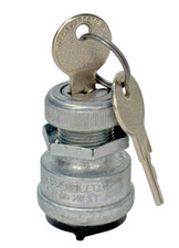 NEW GENUINE POLLAK 2-POSITION 2-POLE HEAVY DUTY IGNITION SWITCH W/ TWO KEYS picture