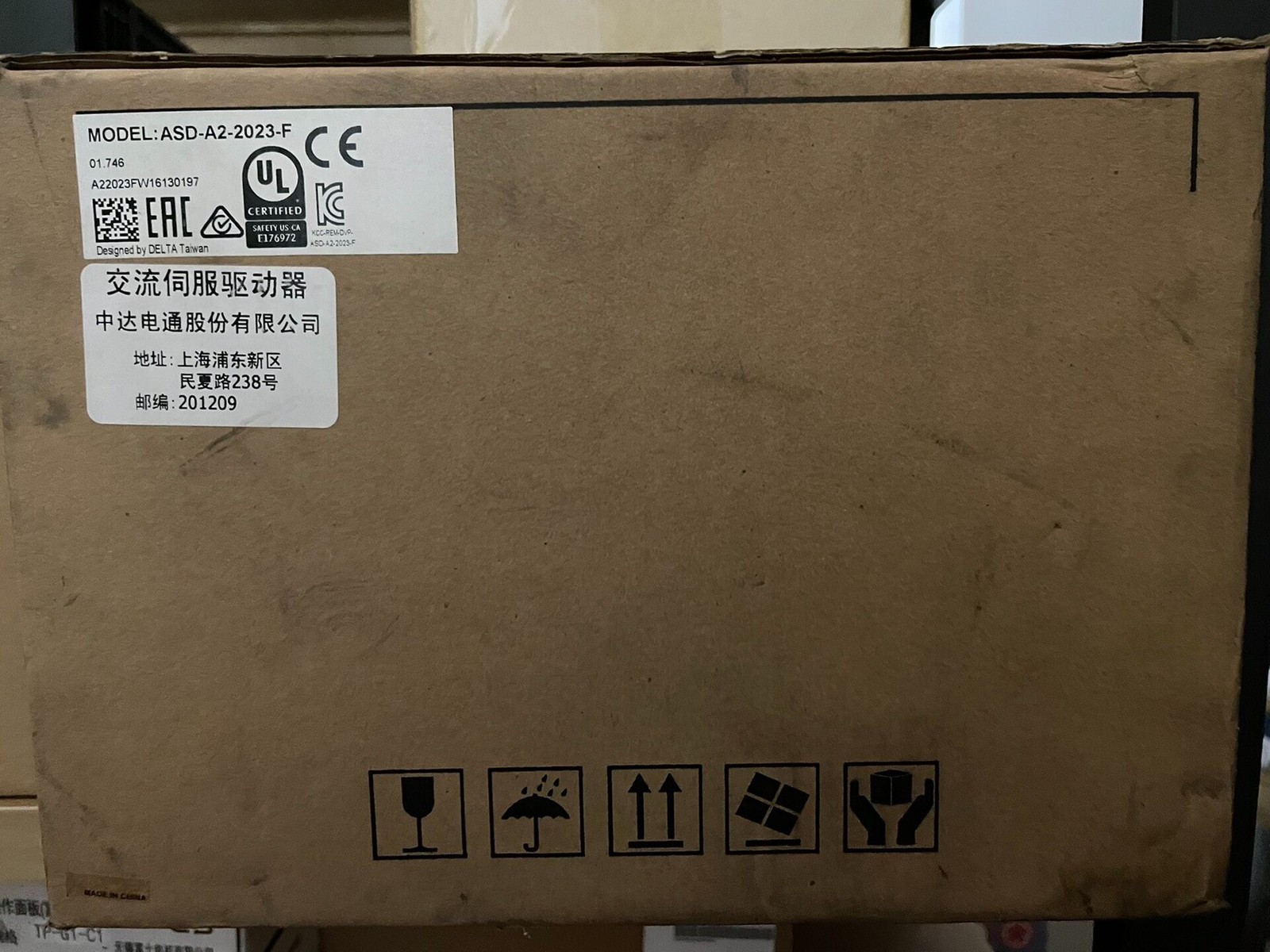 one New Delta ASD-A2-2023-F Servo Drive one New Delta ASD-A2-2023-F Servo Drive