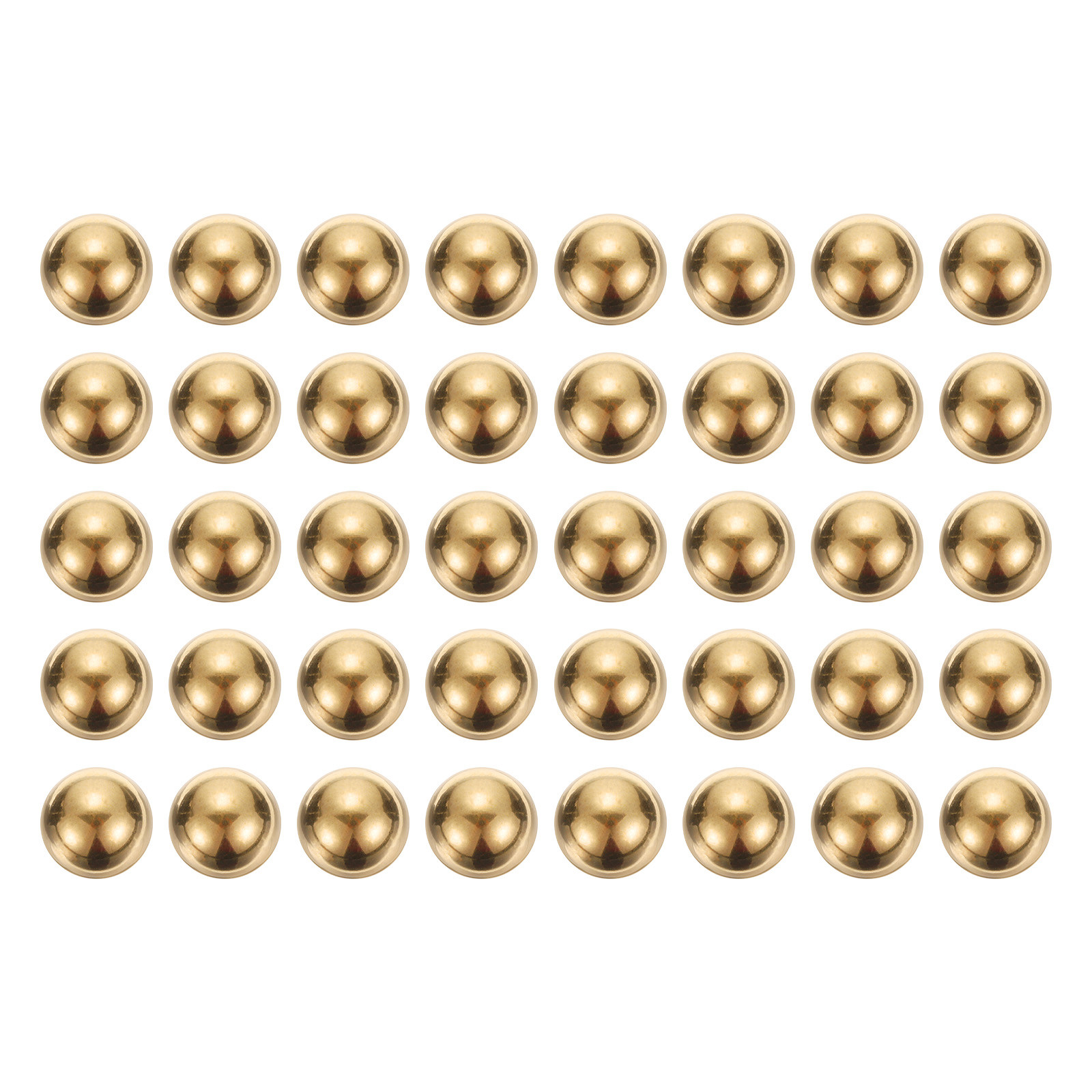 40pcs Precision Solid Brass Bearing Balls 1/2