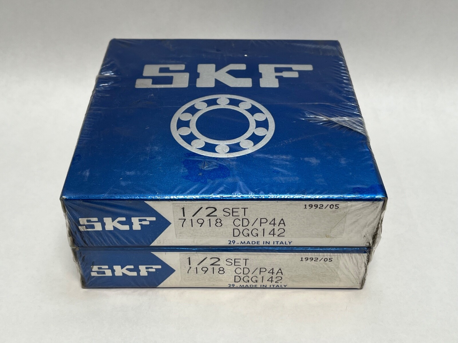 SKF 71918-CD/P4ADGG142 Angular Contact Bearing Pair 90x125x18mm 7918 G142 2 Pcs SKF 71918-CD/P4ADGG142 Angular Contact Bearing Pair 90x125x18mm 7918 G142 2 Pcs
