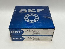 SKF 71918-CD/P4ADGG142 Angular Contact Bearing Pair 90x125x18mm 7918 G142 2 Pcs picture
