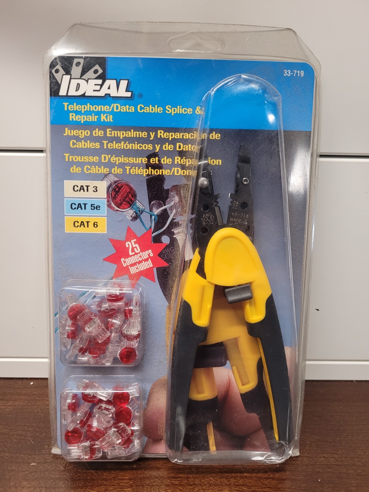 Ideal Telephone/Data Cable Splice Repair Kit #33-719 Electronics 25 Connectors Ideal Telephone/Data Cable Splice Repair Kit #33-719 Electronics 25 Connectors