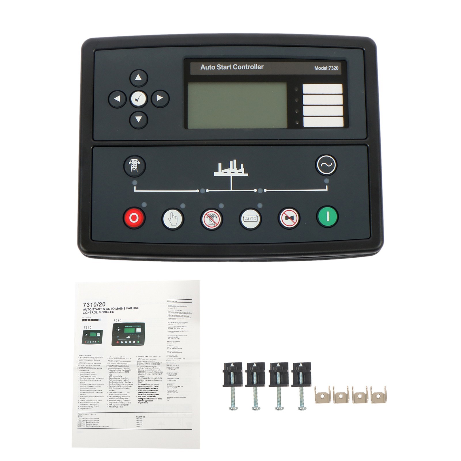 Universal DSE7320 Controller Auto Start Module With Dual Protection Replacement Universal DSE7320 Controller Auto Start Module With Dual Protection Replacement