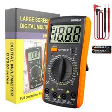 Digital Multimeter Voltmeter Ammeter Capacitance Volt AC DC Tester Meter+Battery picture