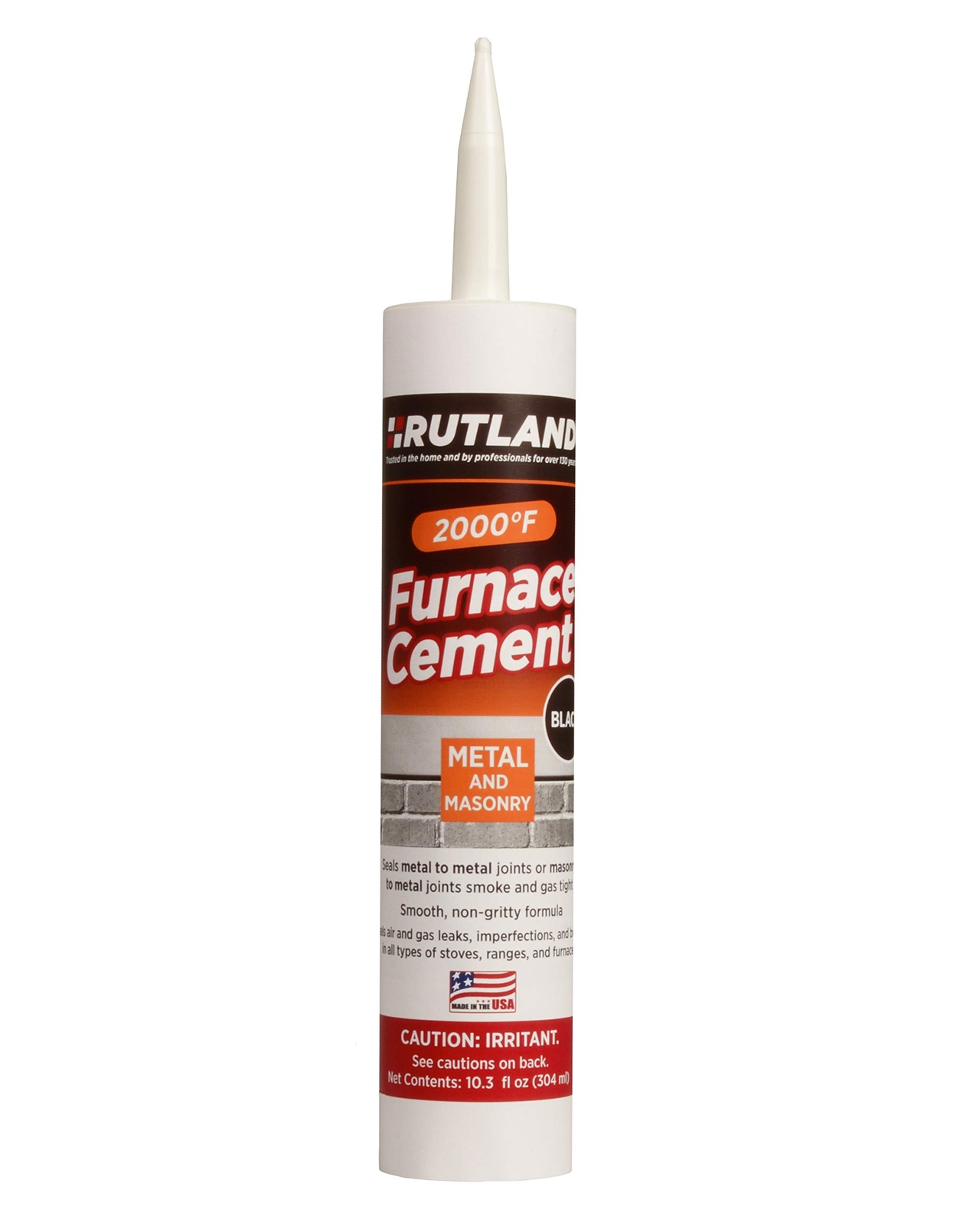 Black 10.3 Fl Oz Cartridge Furnace Cement 10 Black 10.3 Fl Oz Cartridge Furnace Cement 10