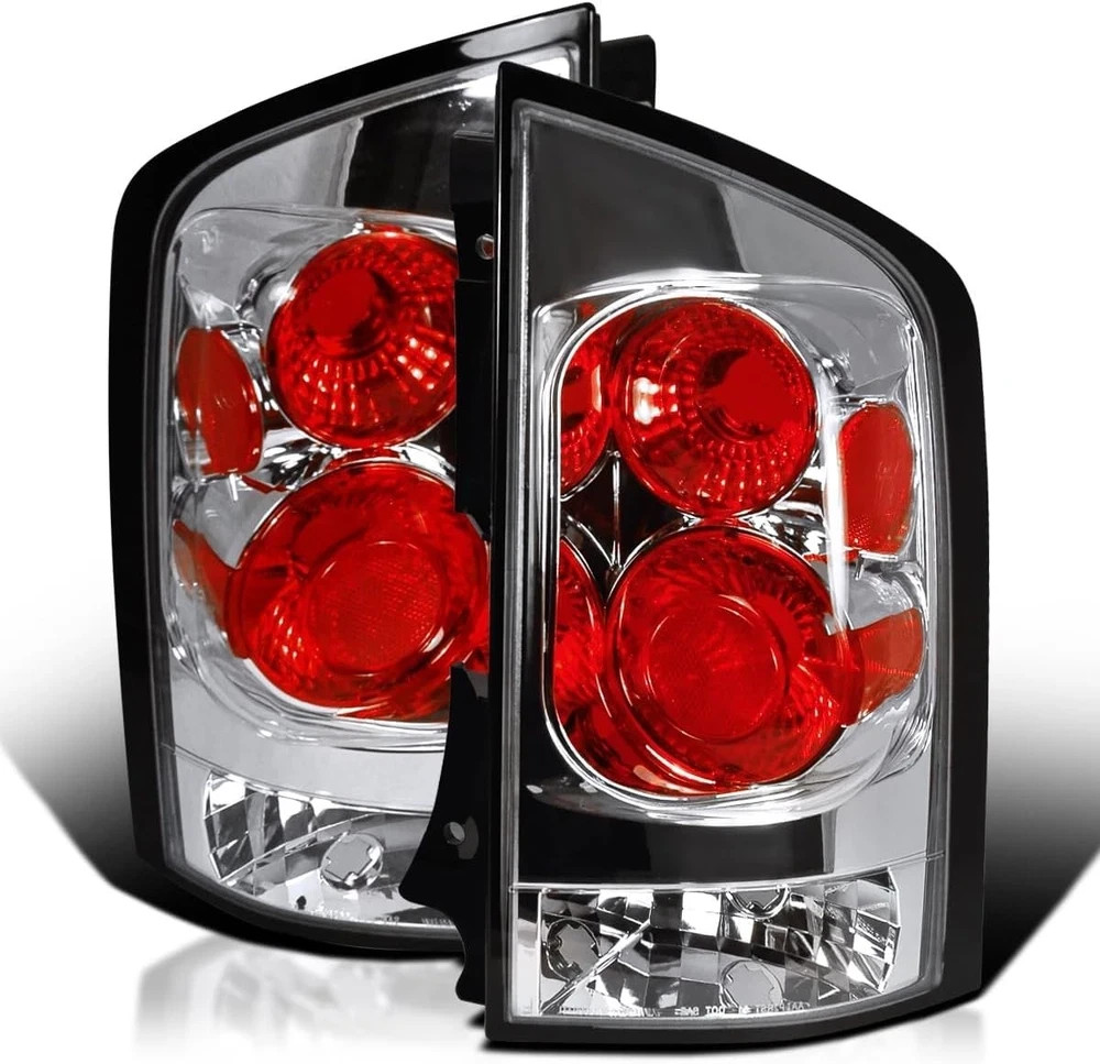 Pair of Tail Lights For 2005-2015 Nissan Armada Chrome Pair of Tail Lights For 2005-2015 Nissan Armada Chrome