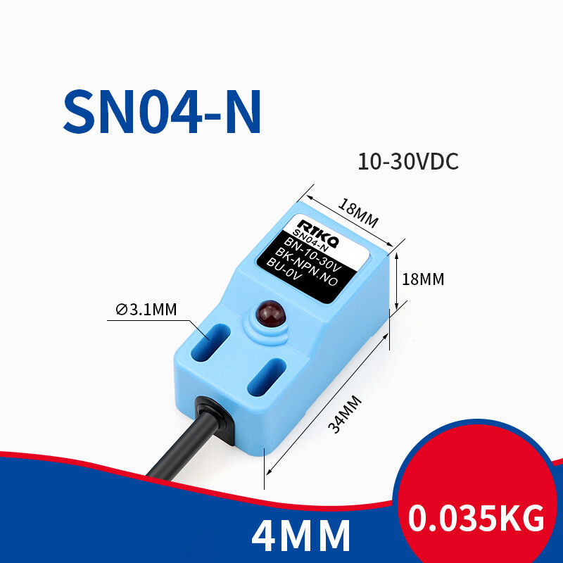 SN04-N/P/N2/P2 Inductive Proximity Sensor Metal Detection Switch 3 Wire 10-30VDC SN04-N/P/N2/P2 Inductive Proximity Sensor Metal Detection Switch 3 Wire 10-30VDC