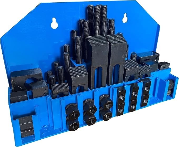 58PC Hold Down Clamp Clamping Set Kit Bridgeport Mill (7/16
