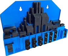 58PC Hold Down Clamp Clamping Set Kit for Bridgeport Mill (3/4
