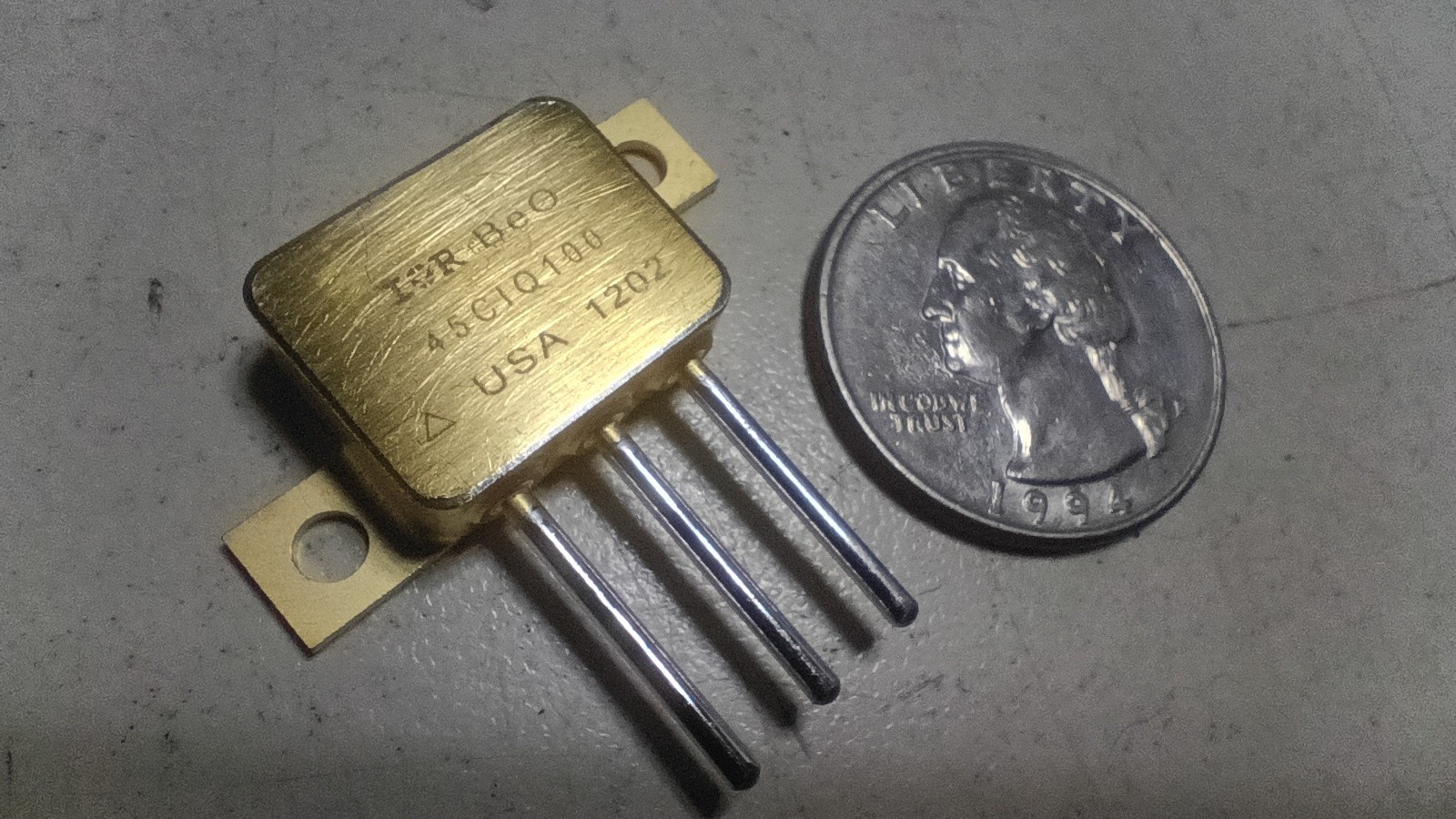 One New International Rectifier 45CIQ100 HiRel  Schottky Rectifier Diode
