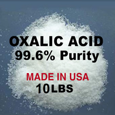 OXALIC ACID 99.6% 10 Lb. Deck, Crystals, Metal Cleaning- Rust Removal-  picture