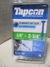 Tapcon 1/4