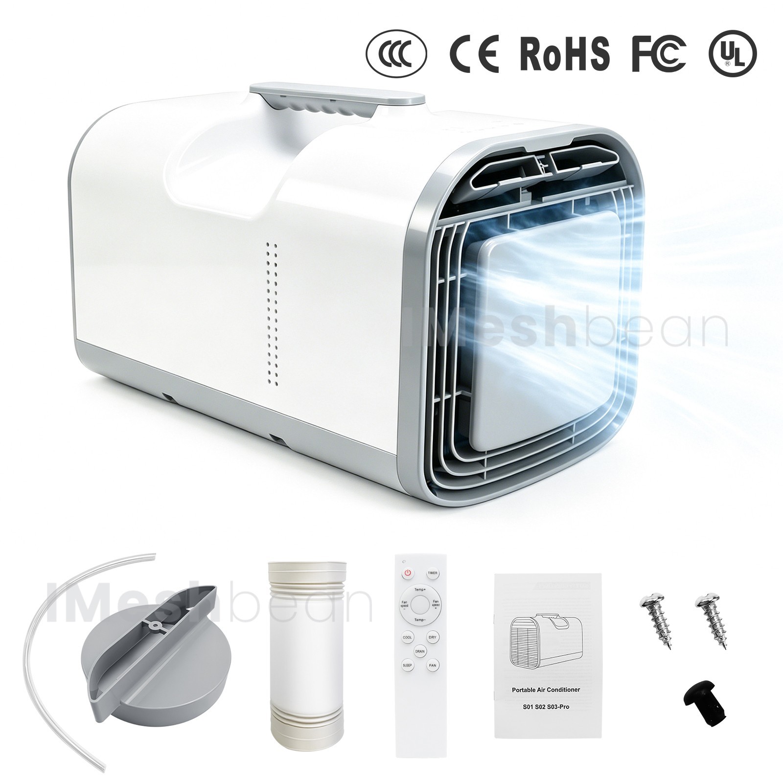 3 IN 1 Portable Air Conditioner 4095 BTU Tent Air Conditioning Outdoor Camping 3 IN 1 Portable Air Conditioner 4095 BTU Tent Air Conditioning Outdoor Camping