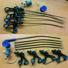 SILS Single Laparoscopic Incision Port Grasper Forceps Inst Set 8Pc 5mm ADDLER picture