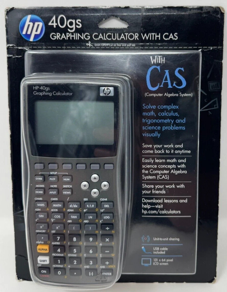 HP 40GS Graphing Calculator With CAS -New- HP 40GS Graphing Calculator With CAS -New-