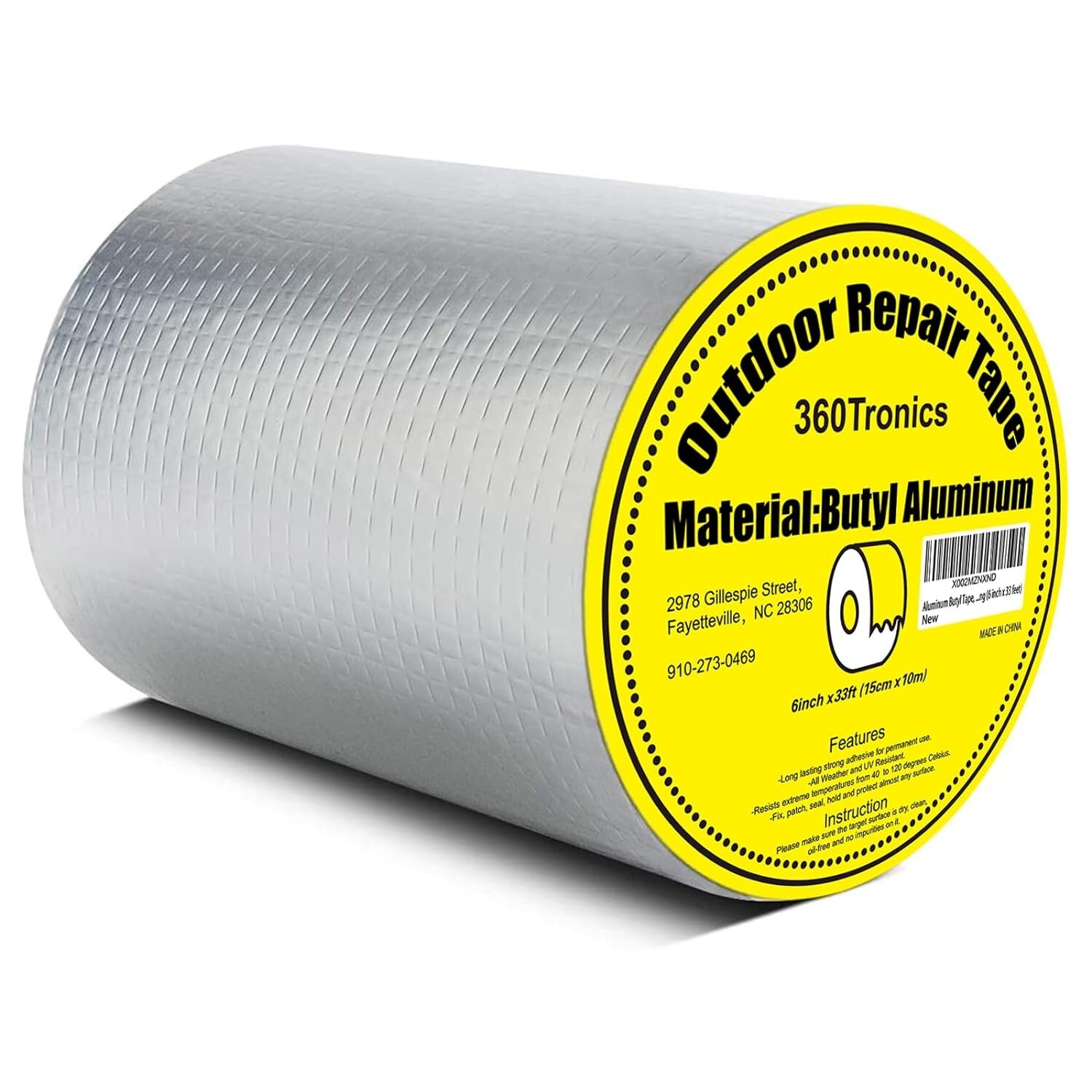 Strong Waterproof Tapes, Aluminum Butyl Rubber Tape 6 Strong Waterproof Tapes, Aluminum Butyl Rubber Tape 6