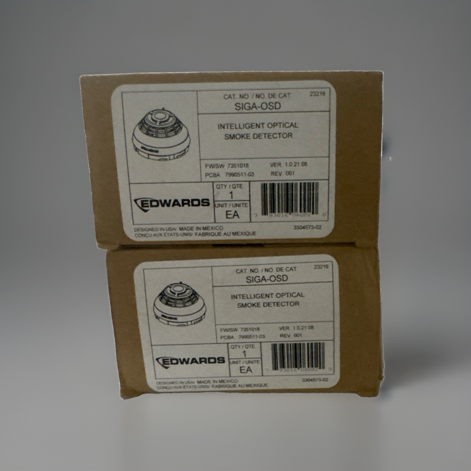 Edwards SIGA-OSD Smoke Detectors - SIGAOSD EST Edwards SIGA-OSD Smoke Detectors - SIGAOSD EST