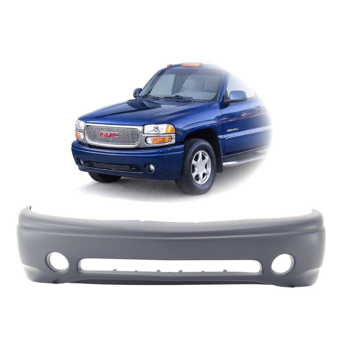 Front Bumper Cover GMC Sierra 1500 Yukon 1500 2000-2007 GM1000637 12479754 Front Bumper Cover GMC Sierra 1500 Yukon 1500 2000-2007 GM1000637 12479754