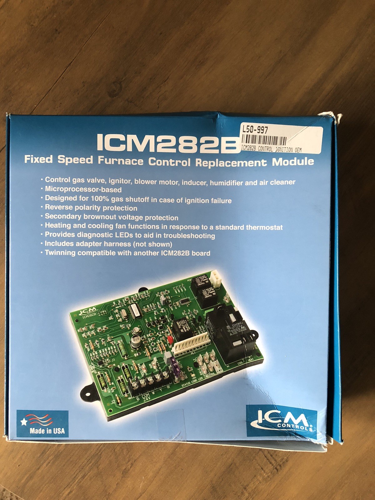ICM Controls ICM282B OEM Replacement Control Board for Carrier HK42FZ ICM Controls ICM282B OEM Replacement Control Board for Carrier HK42FZ