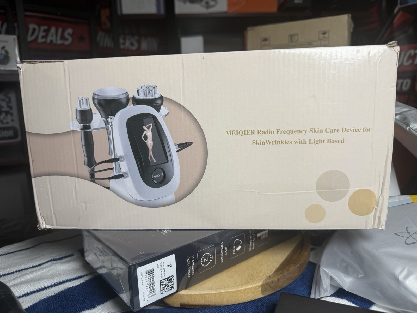 MEIQIER Portable RF Radio Frequency Skin Care Device for Tightening & Wrinkles
