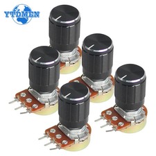 5 Set linear Potentiometer Kit 15mm 3Pin B1K 2K 5K 10K 20K 50K 100K 250K 500K 1M picture