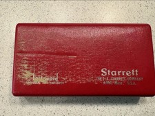 Vintage Starrett Last Word Dial Test Indicator No. 711 with Case Partial Set USA picture