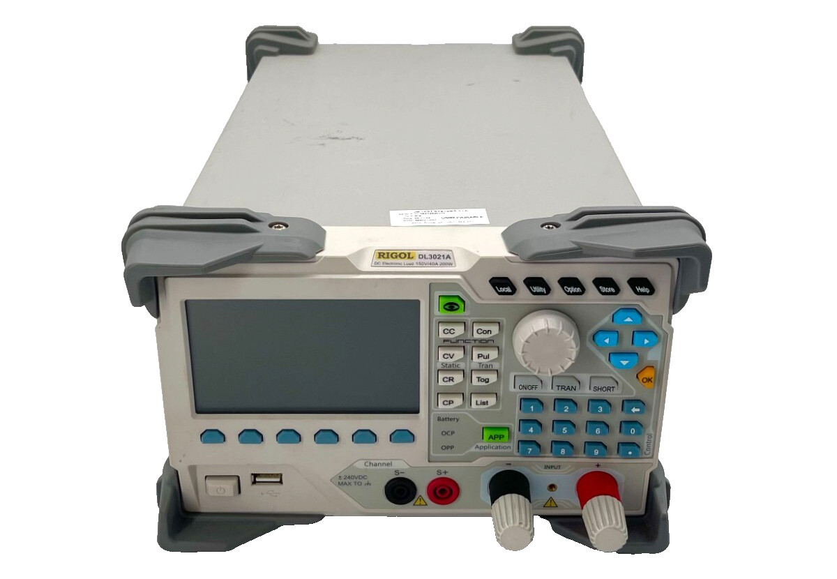 RIGOL DL3021A PROGRAMMABLE DC ELECTRONIC LOAD RIGOL DL3021A PROGRAMMABLE DC ELECTRONIC LOAD