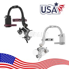 ETERFANT 3.5X Dental Surgical Headband Binocular Loupes+5W LED Head Light 2 Leds picture