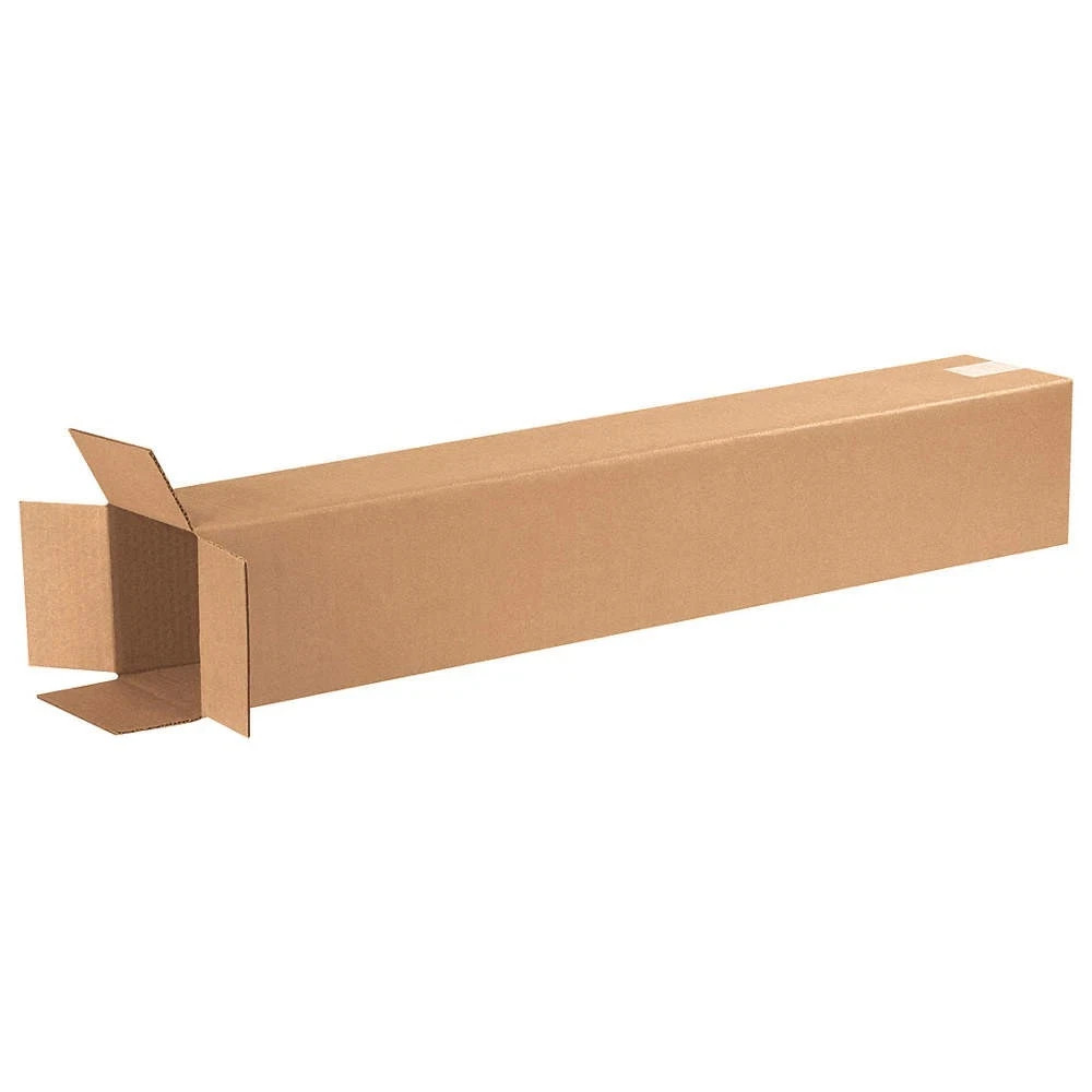 10-Pack 6 x 6 x 36” Corrugated Shipping Box 32 ECT 10-Pack 6 x 6 x 36” Corrugated Shipping Box 32 ECT