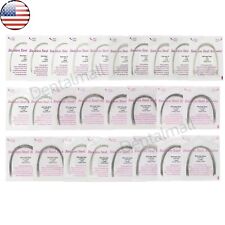 US 100Pcs Dental Orthodontic Stainless Steel Arch Wire Ovoid Round Rectangular picture