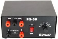 AC/DC Power Supply - 12.6VAC @ 1A, unregulated / DC output of 3,4.5,6,7.5,9,12V picture