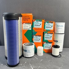 For Kubota M6060 M7060 Tractor V3307-CR-TE4 8PCS Filter Kit picture