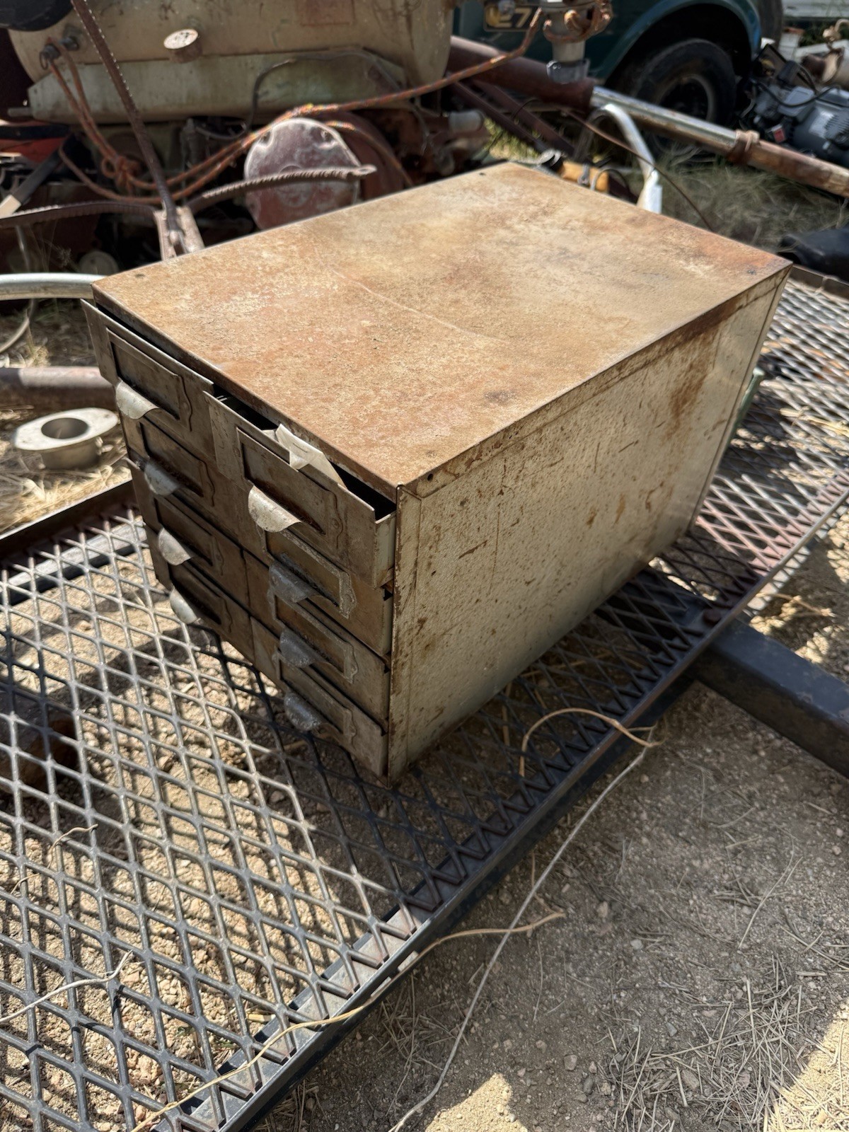 Vintage Steel Industrial Card Catalog Cabinet 8 Drawer Organizer Storage Box Vintage Steel Industrial Card Catalog Cabinet 8 Drawer Organizer Storage Box