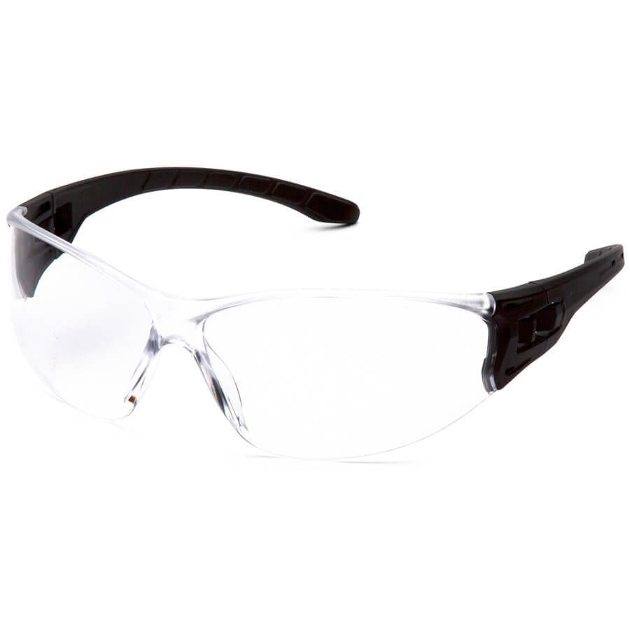 Pyramex Trulock Dielectric Safety Glasses Black Temples Clear Anti-Fog