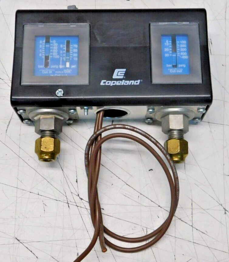 Copeland Refrigeration Controller Dual Pressure Control w/ Flare Connections Copeland Refrigeration Controller Dual Pressure Control w/ Flare Connections