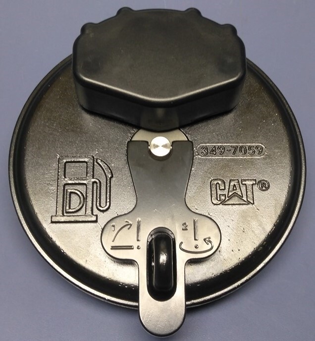 Genuine OEM Caterpillar CAT 349-7059 3497059 Fuel Tank Cap Black NEW Genuine OEM Caterpillar CAT 349-7059 3497059 Fuel Tank Cap Black NEW