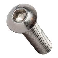 1/4-20 Button Head Socket Cap Screws Allen Bolts 18-8 Stainless All Lengths+Qty picture