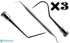 3 Pcs Dental Diagnostic Explorer 6/23 Probes Periodontal Premium Instruments picture