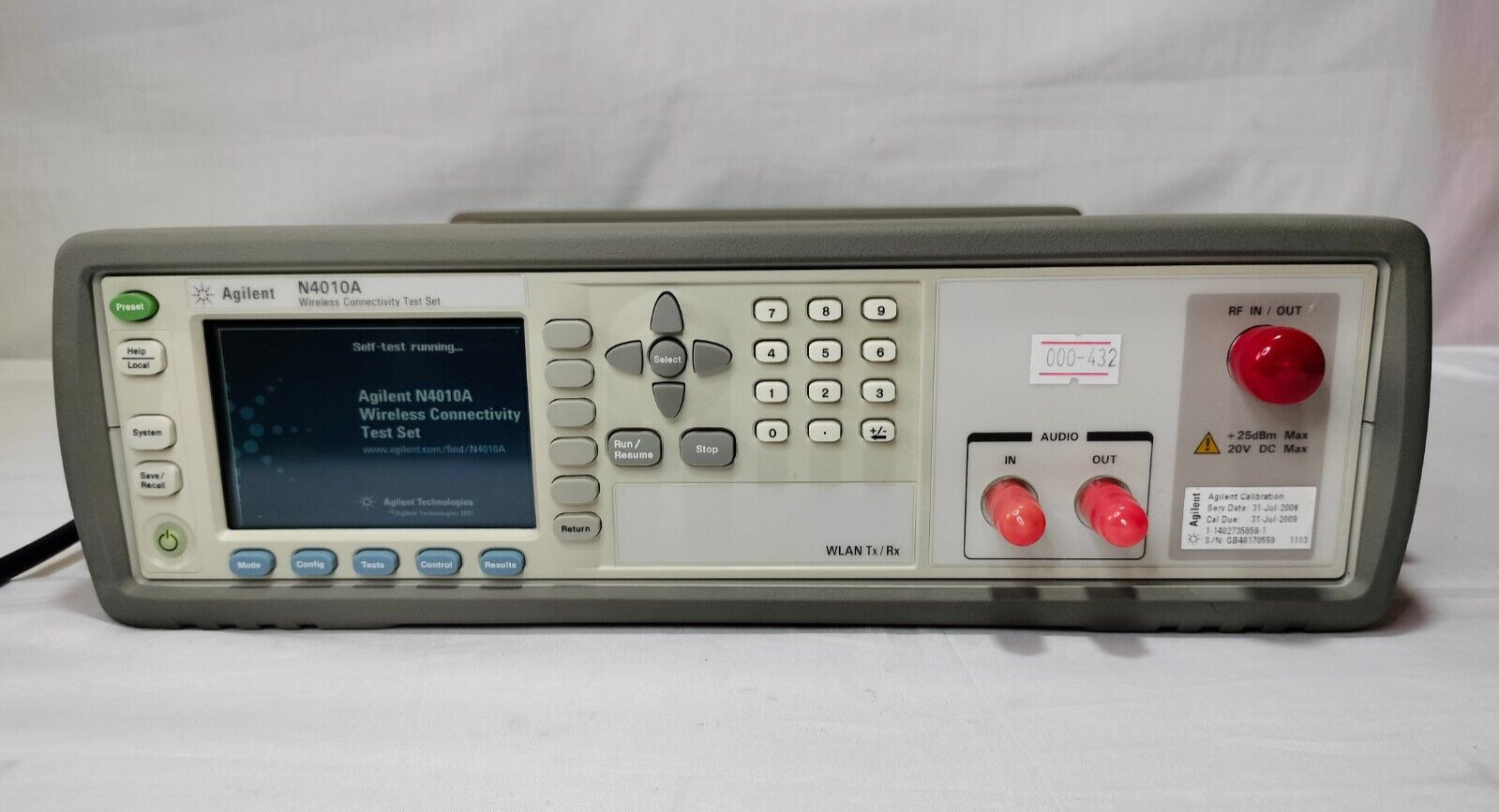 HP Agilent N4010A Wireless Connectivity S/N:GB46170559 Made in Malaysia HP Agilent N4010A Wireless Connectivity S/N:GB46170559 Made in Malaysia