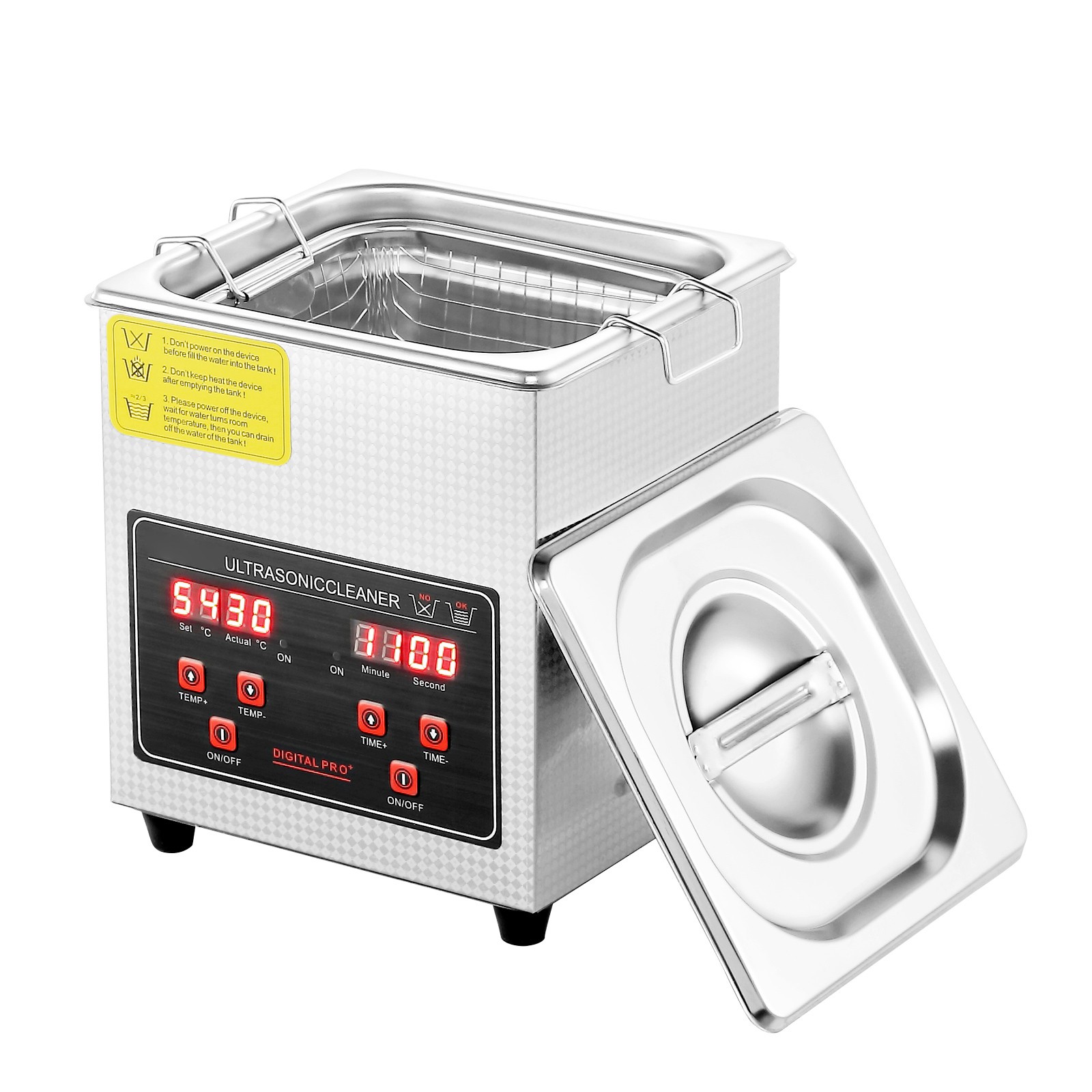 Uimoso 2L Ultrasonic Cleaner with Timer Heating Machine Digital Sonic Cleaner Uimoso 2L Ultrasonic Cleaner with Timer Heating Machine Digital Sonic Cleaner